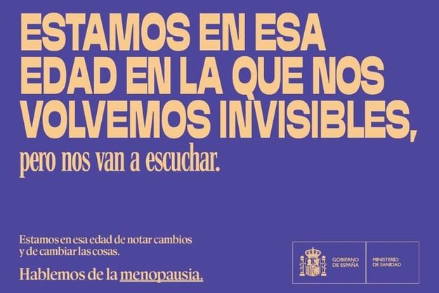 Sanidad presenta la campaña para visibilizar la menopausia