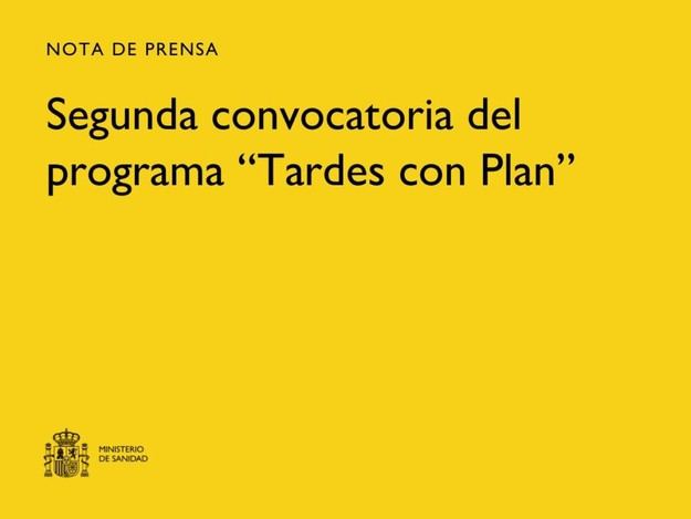 Sanidad destina más de 106 millones a la segunda edición de "Tardes con Plan" para fomentar hábitos saludables en jóvenes