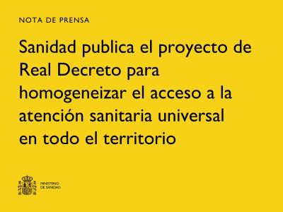 Nuevo decreto busca un acceso equitativo a la atención sanitaria en España