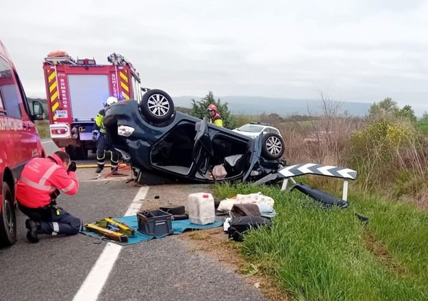 Accidente en Lerín deja una persona muerta y dos heridas
